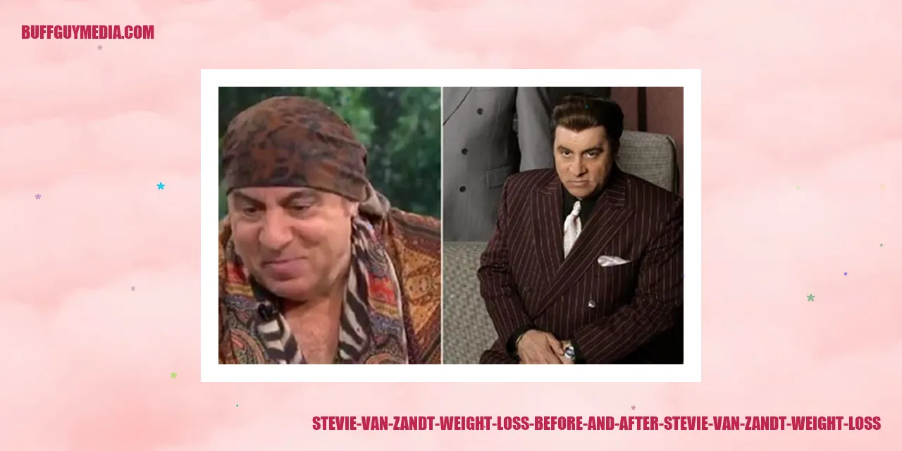 Stevie Van Zandt Weight Loss: Before and After