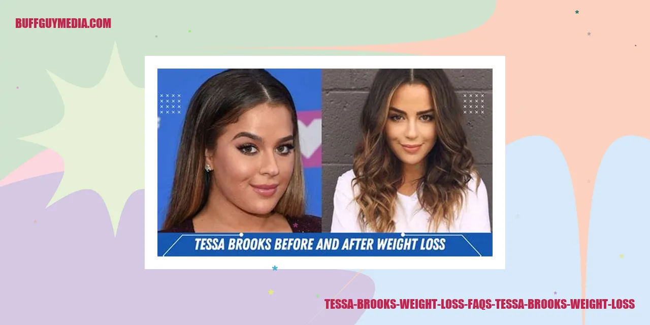 Tessa Brooks Weight Loss FAQs Image