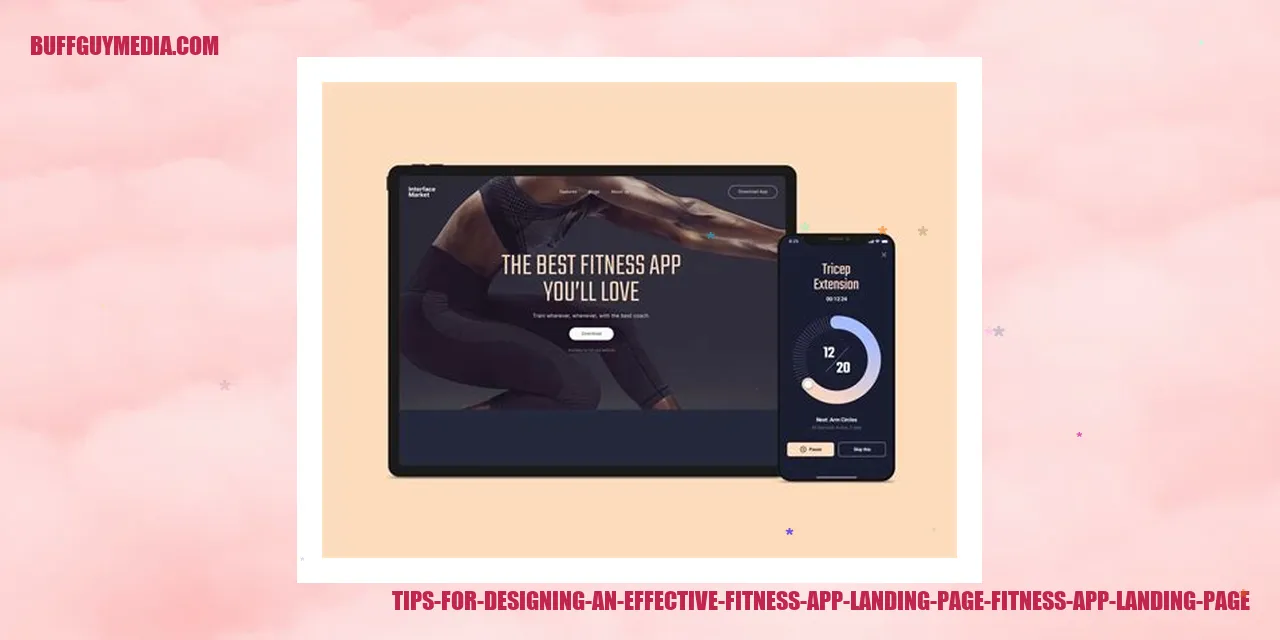 Tips for Creating an Engaging Fitness App Landing Page