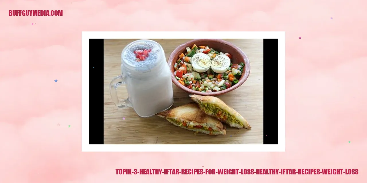 Topik 3: Healthy Iftar Recipes for Weight Loss