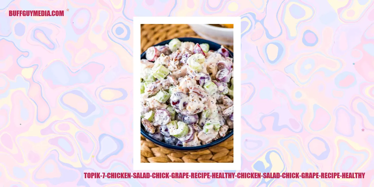 Image of Chicken Salad Chick Grape Salad Recipe Healthy