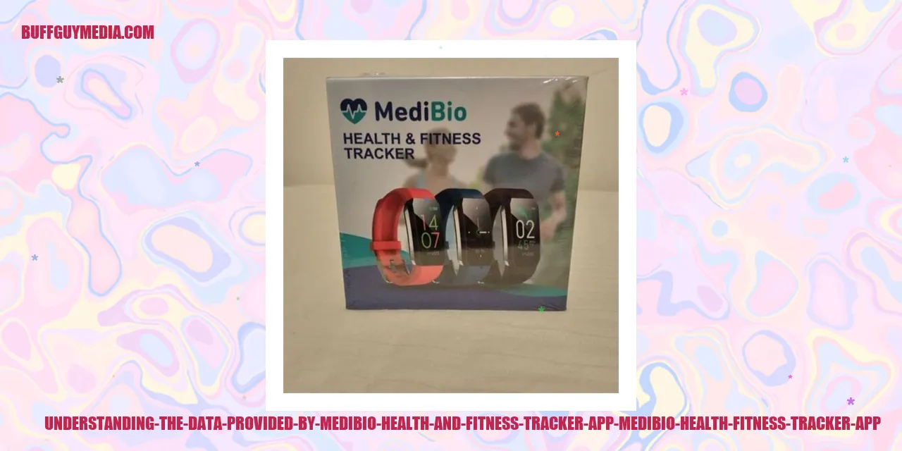 Understanding the Data Provided by Medibio Health and Fitness Tracker App