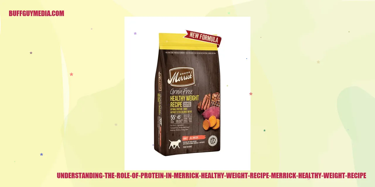 Understanding the Role of Protein in Merrick Healthy Weight Recipe