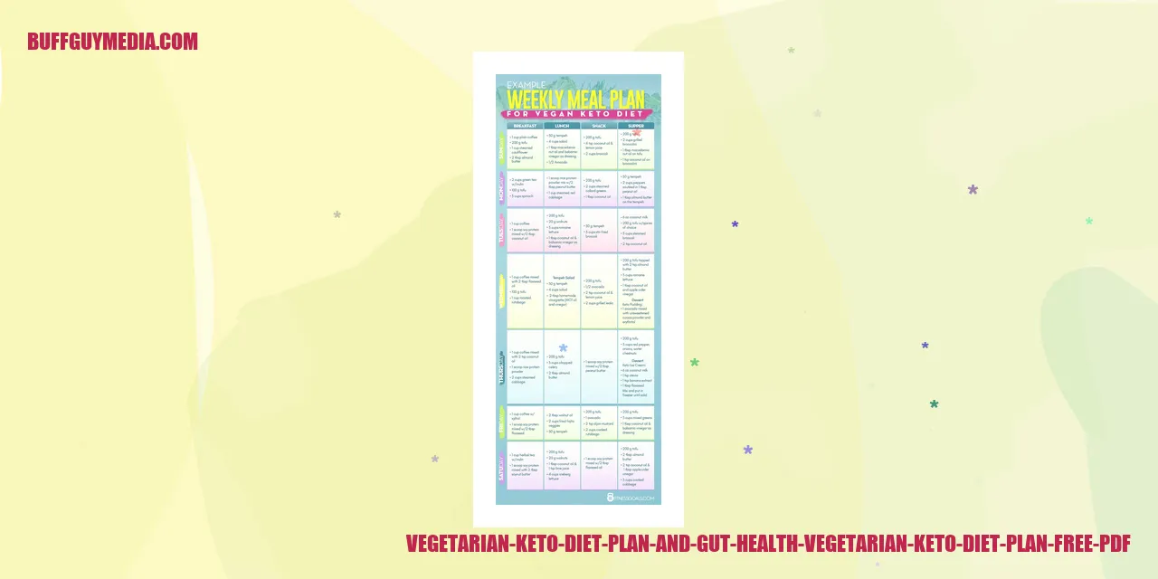 Vegetarian Keto Diet Plan and Gut Health