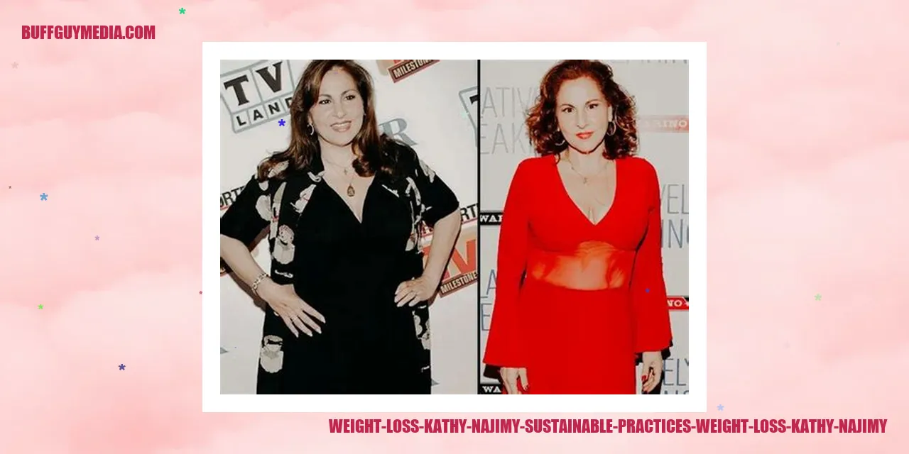 Weight Loss: Kathy Najimy - Sustainable Practices