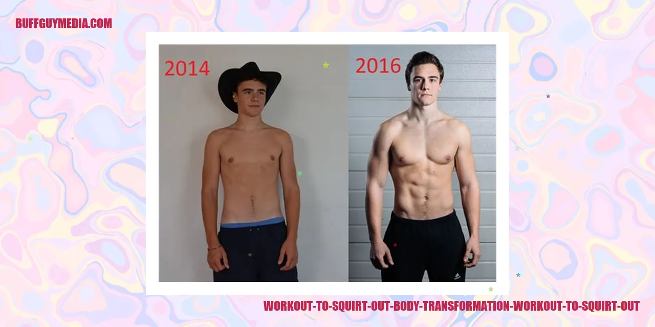 Image: Workout-to-Squirt-Out Body Transformation