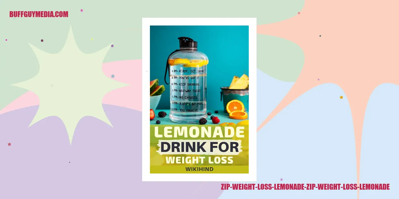 zip weight loss lemonade zip weight loss lemonade